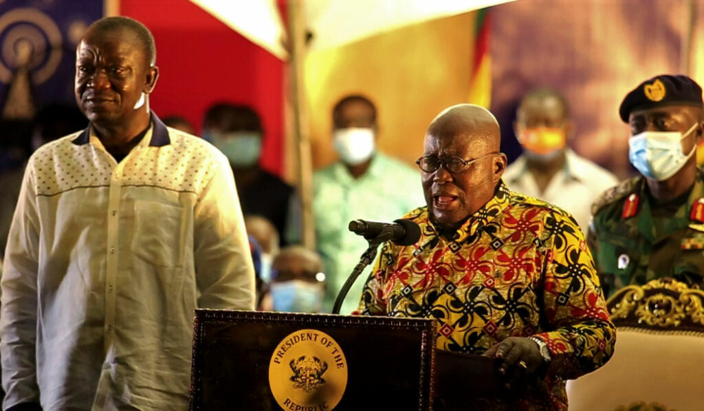 President Akufo-Addo Commissions 3G Voice/Data site at Atwereboana
