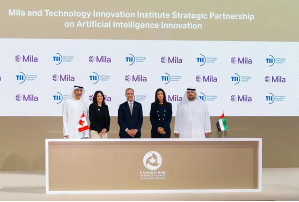 UAE’s TII and Canada’s Mila Forge Strategic Partnership on AI Research