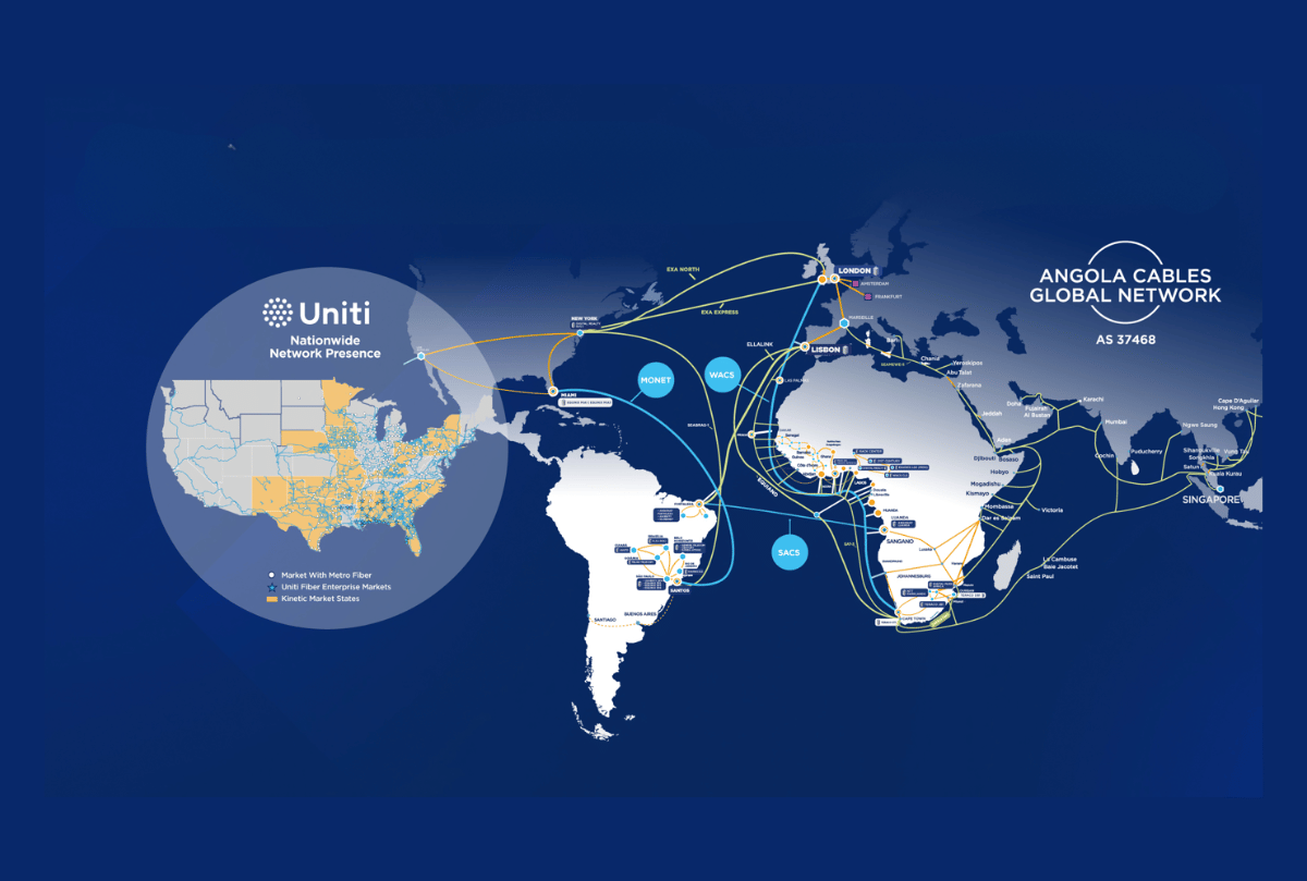 Angola Cables Joins Forces With Leading U.S. Fibre Operator to Strengthen Global Network Reach