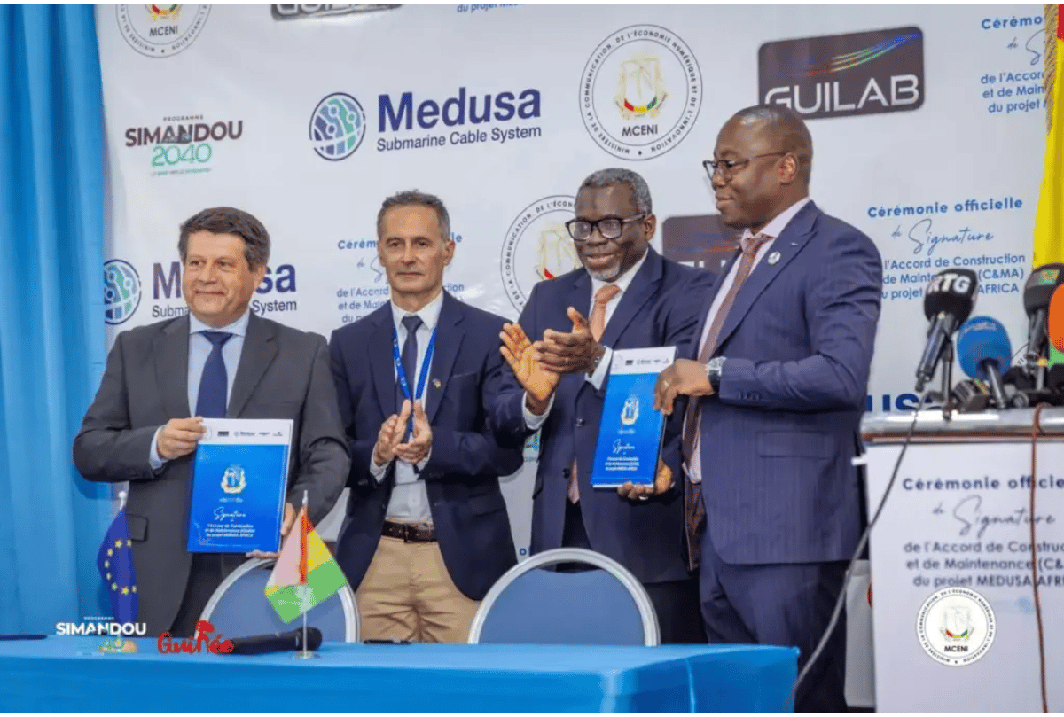 Guinea and MEDUSA Formalize Landmark Submarine Cable Partnership
