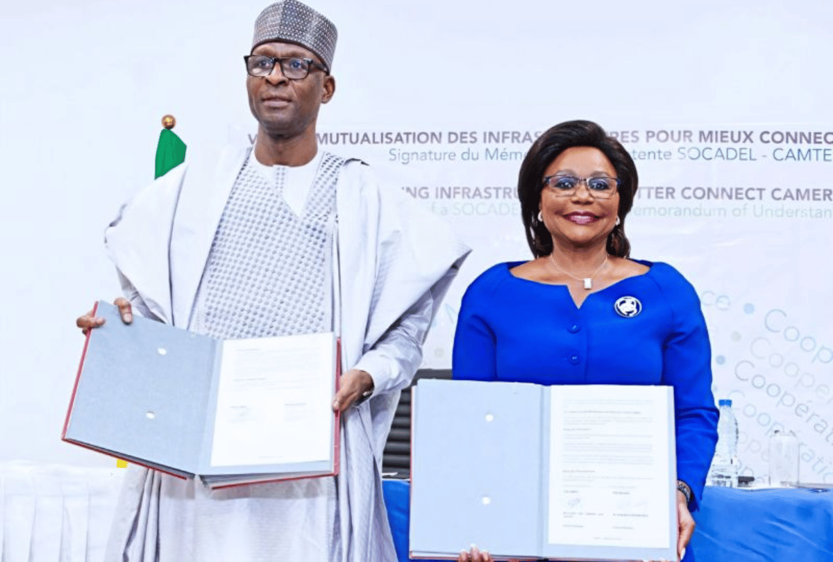 CAMTEL and SOCADEL Sign MoU to Explore Telecom Infrastructure Sharing in Cameroon