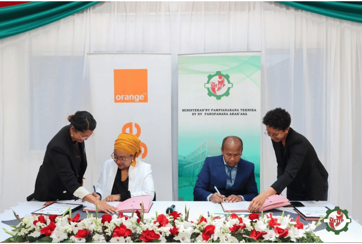 Madagascar Partners with Orange to Strengthen Digital Skills and Vocational Training